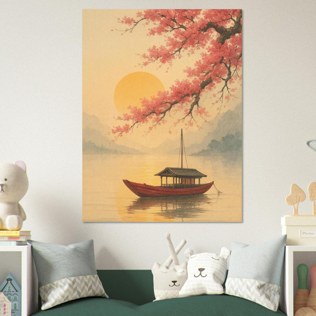 Japanese Cherry Blossom Boat