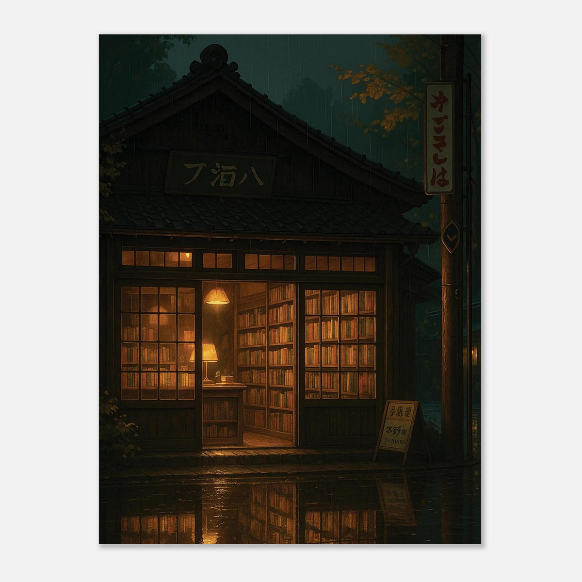 Cozy Japanese Bookshop