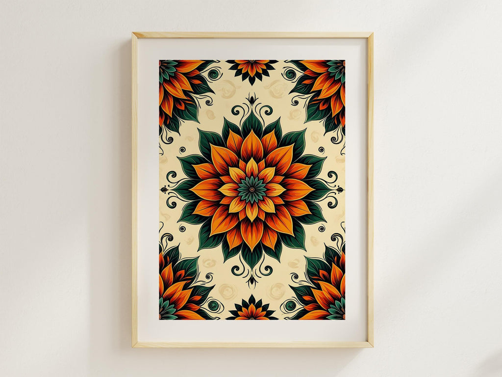 Floral Botanical Mandala