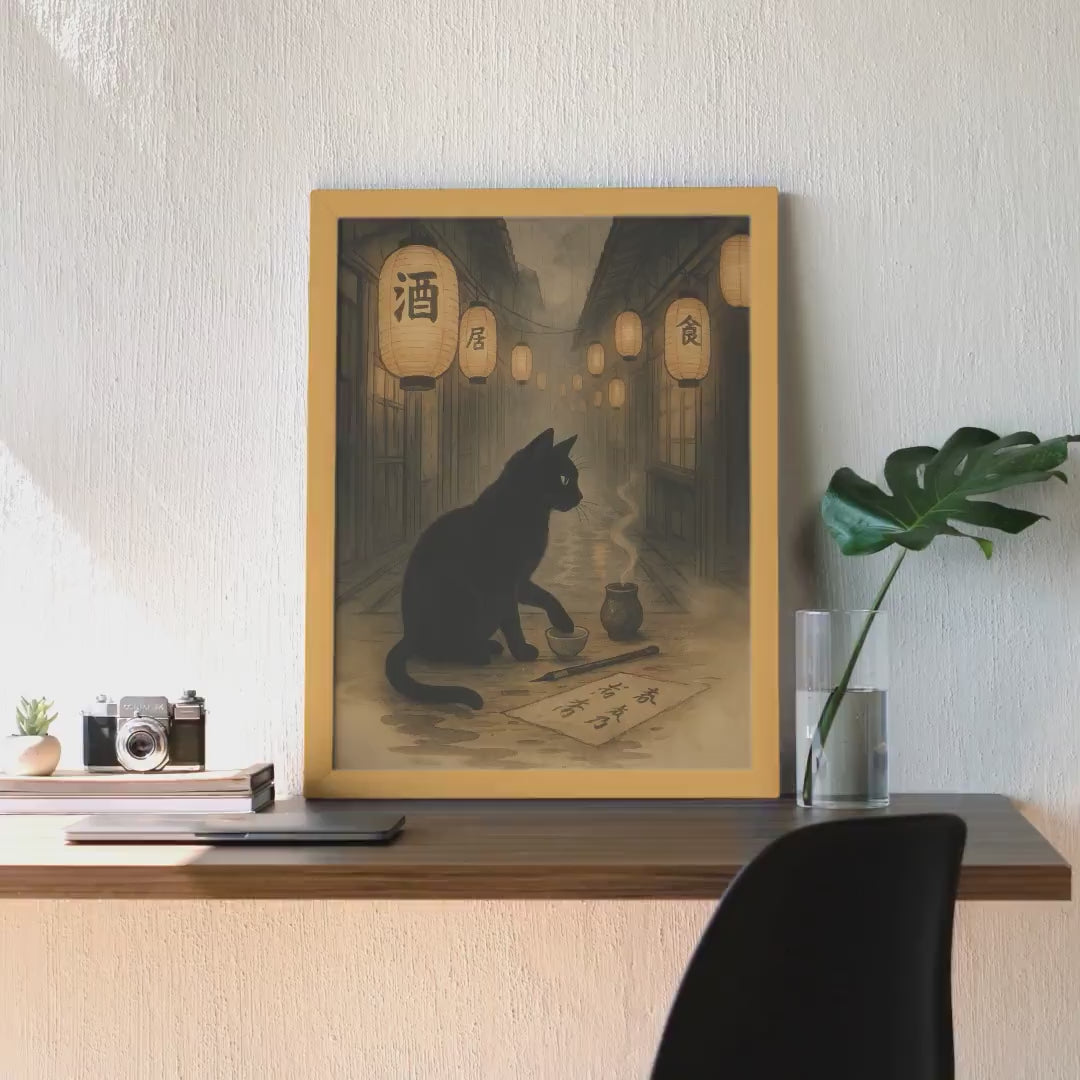 Noir Lantern Alley Cat