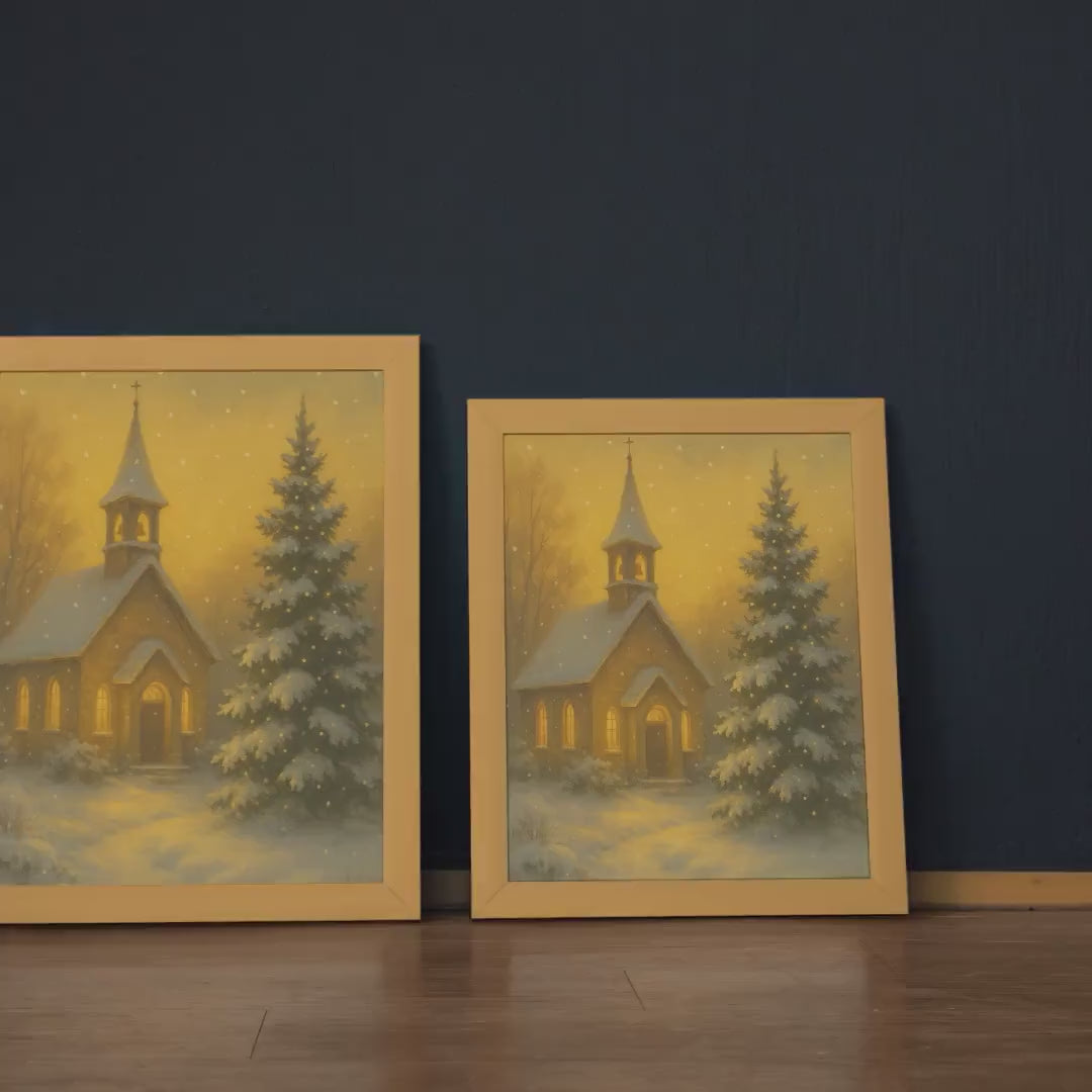 Snowy Golden Church