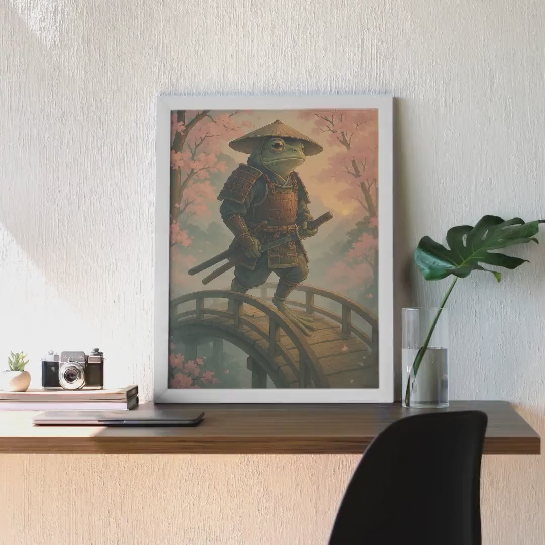 Warrior Samurai Frog