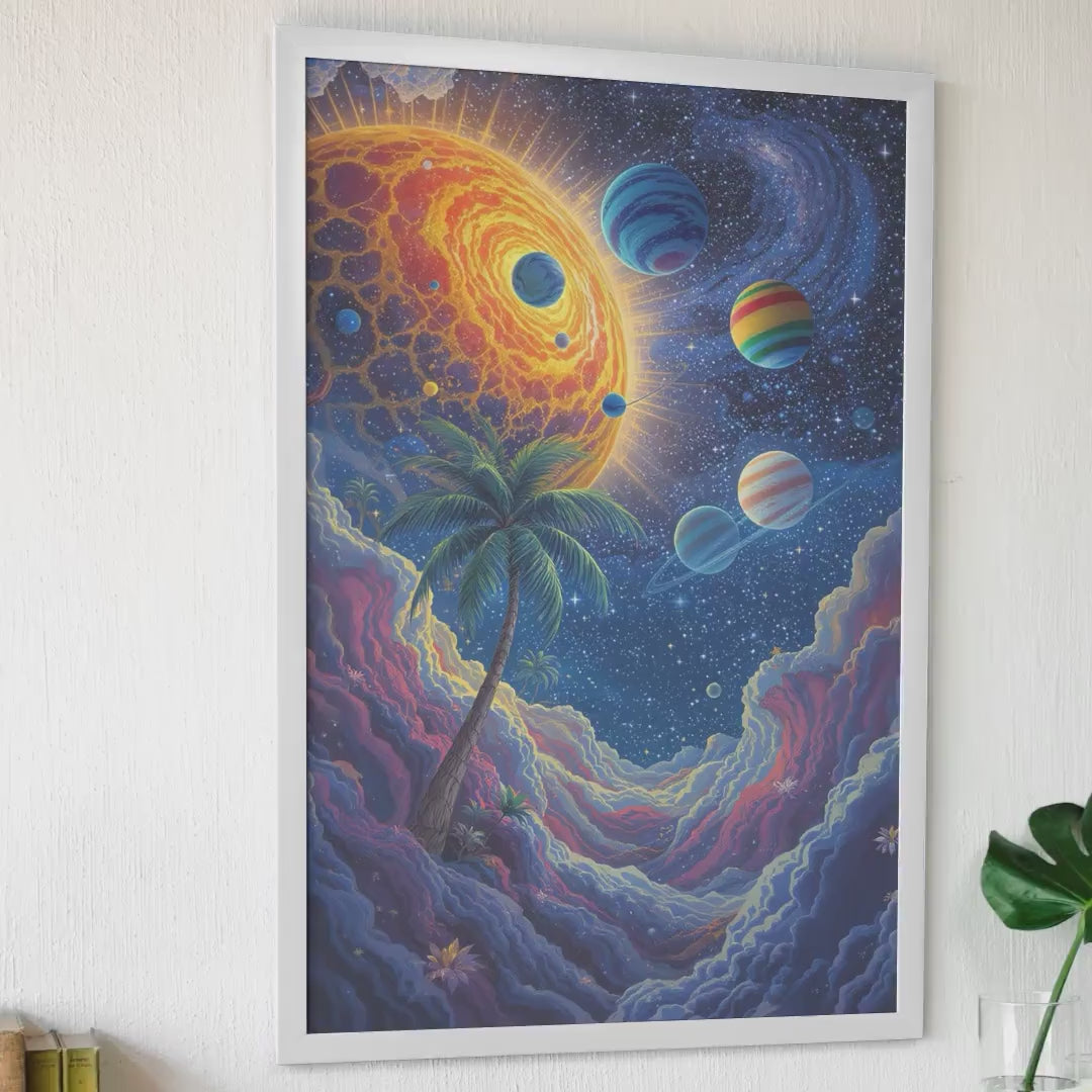 Surreal Cosmic Planets