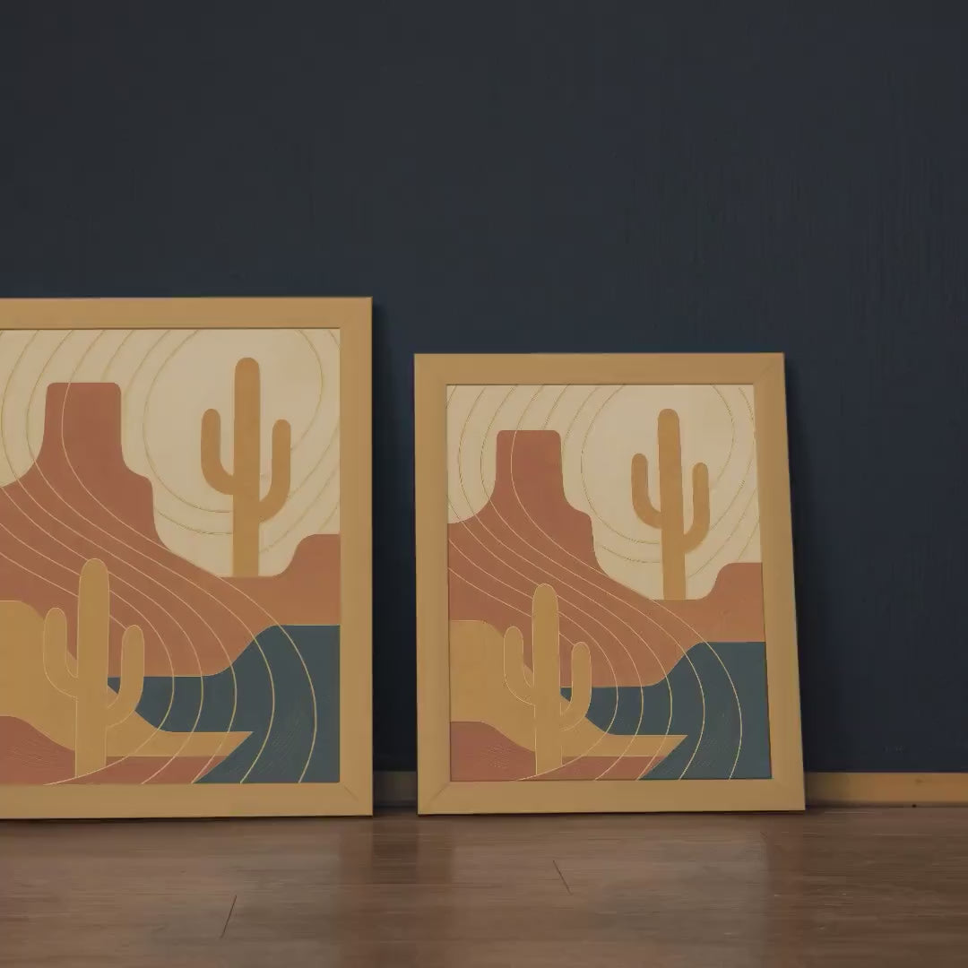 Golden Sky Twin Cacti