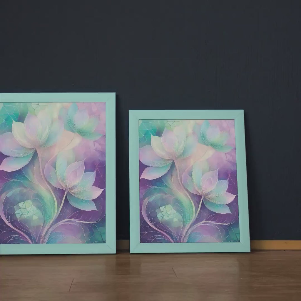 Pastel Lotus Flowers