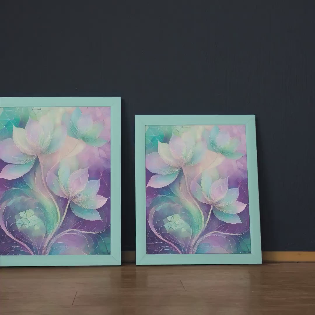 Pastel Lotus Flowers