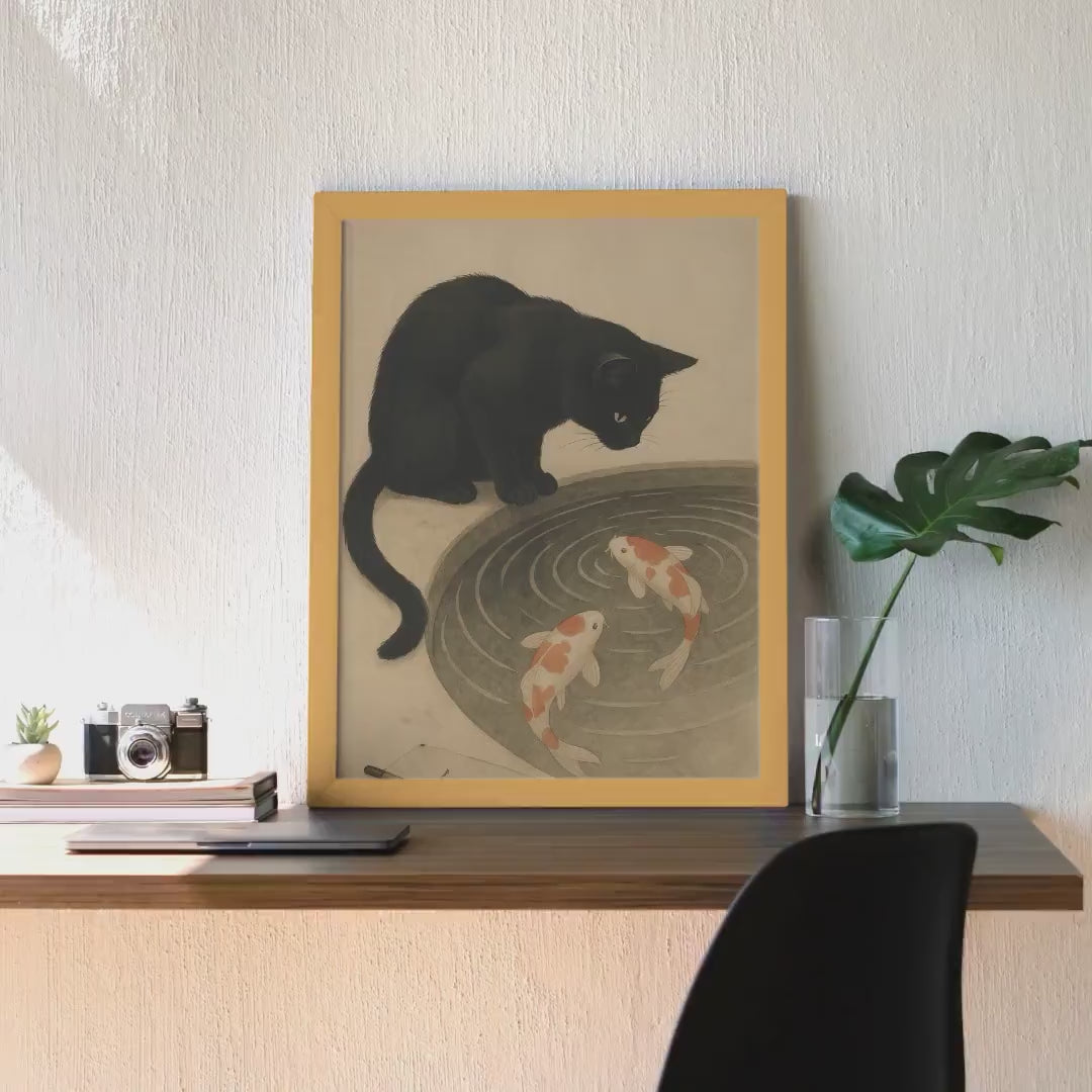 Black Cat Koi Pond