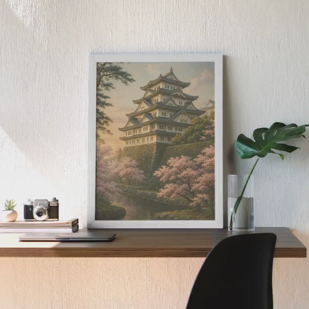Japanese Cherry Blossom Castle