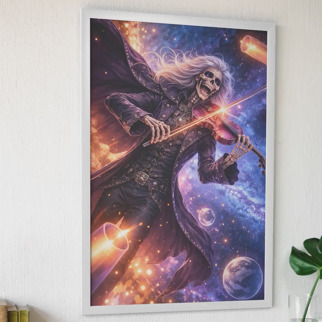 Cosmic Skeleton Violinist