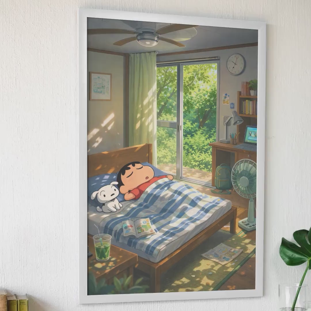 Cozy Illustrated Bedroom