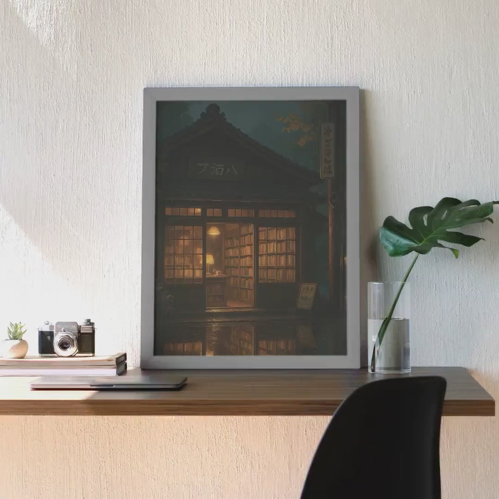 Cozy Japanese Bookshop