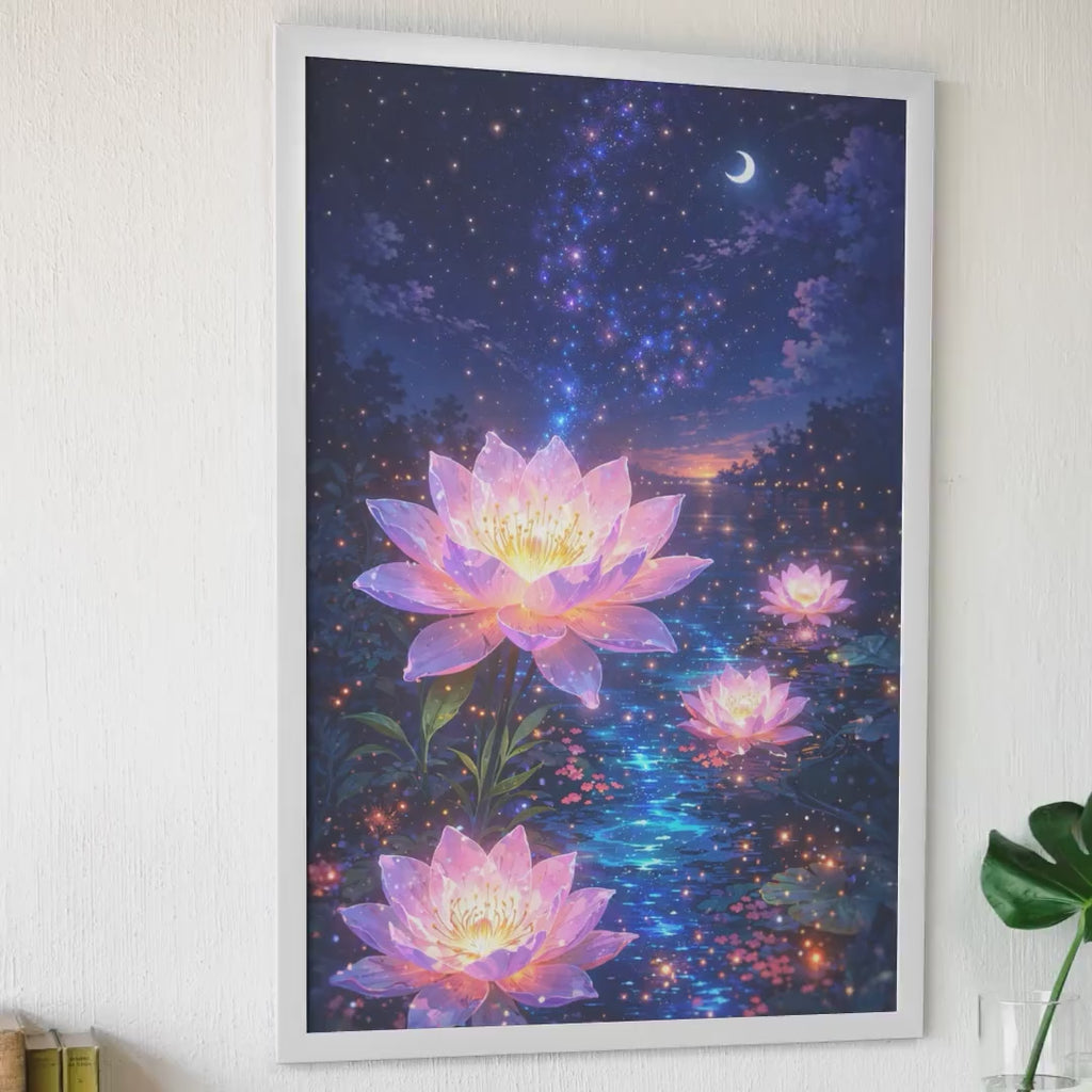 Starry Lotus Flowers