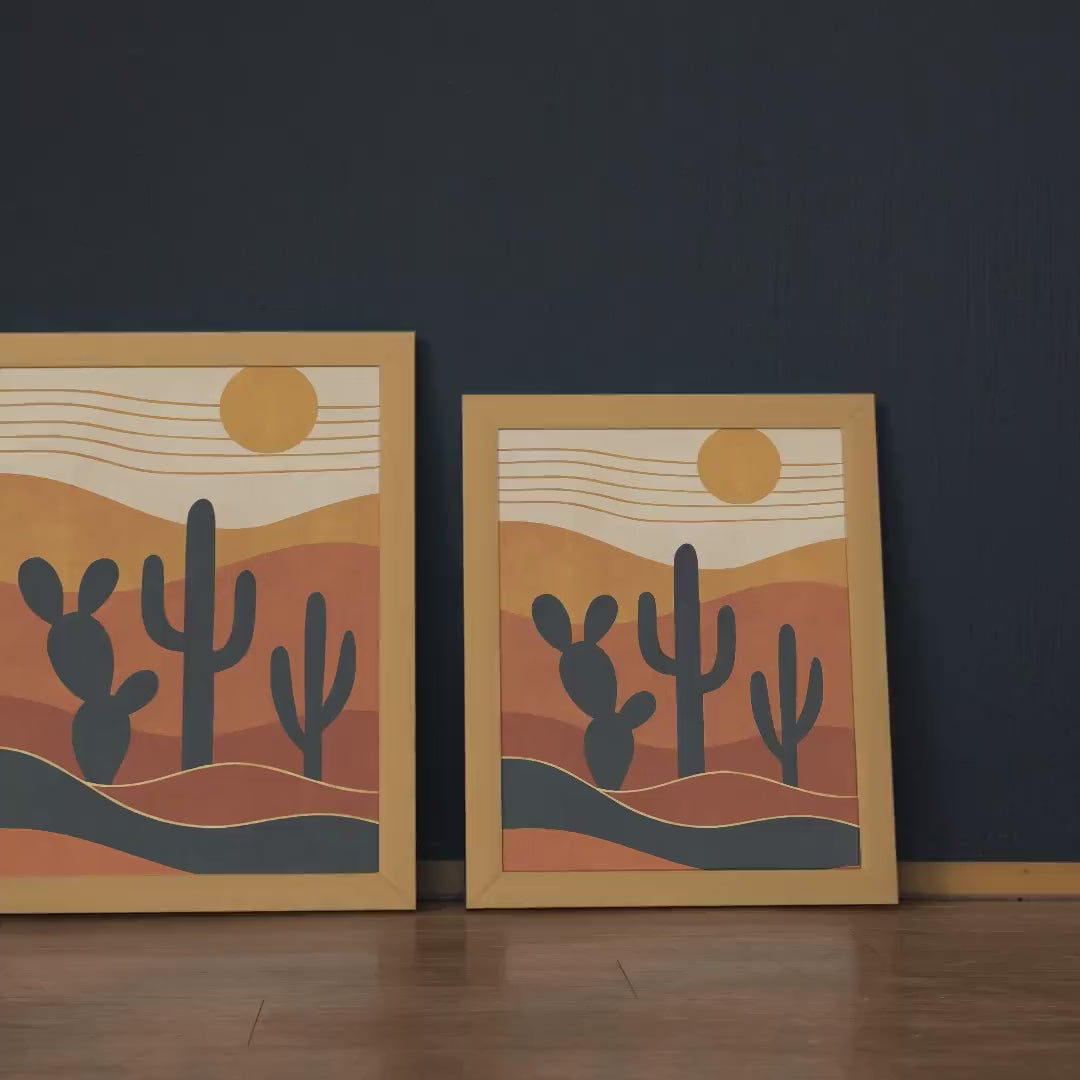 Geometric Desert Cactus