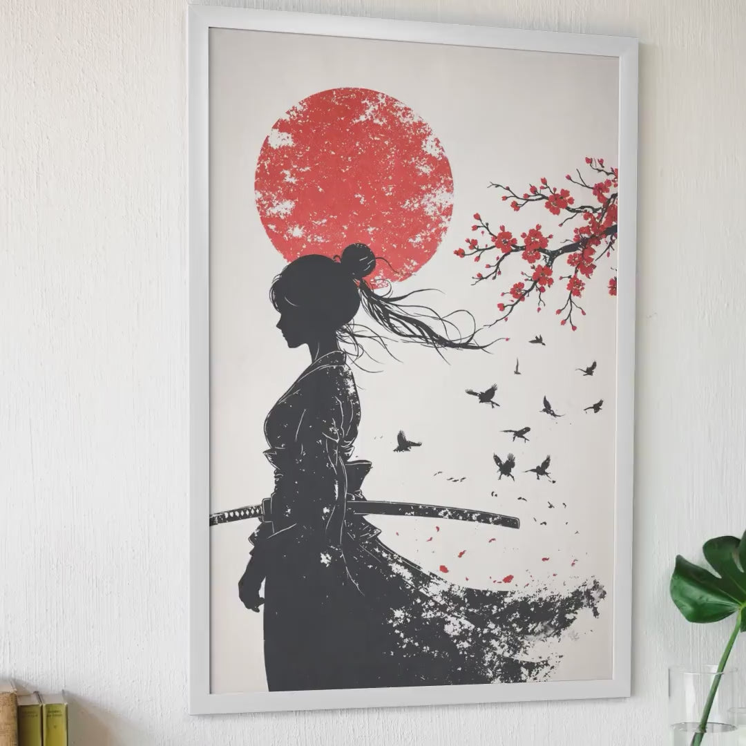 Sakura Samurai Silhouette
