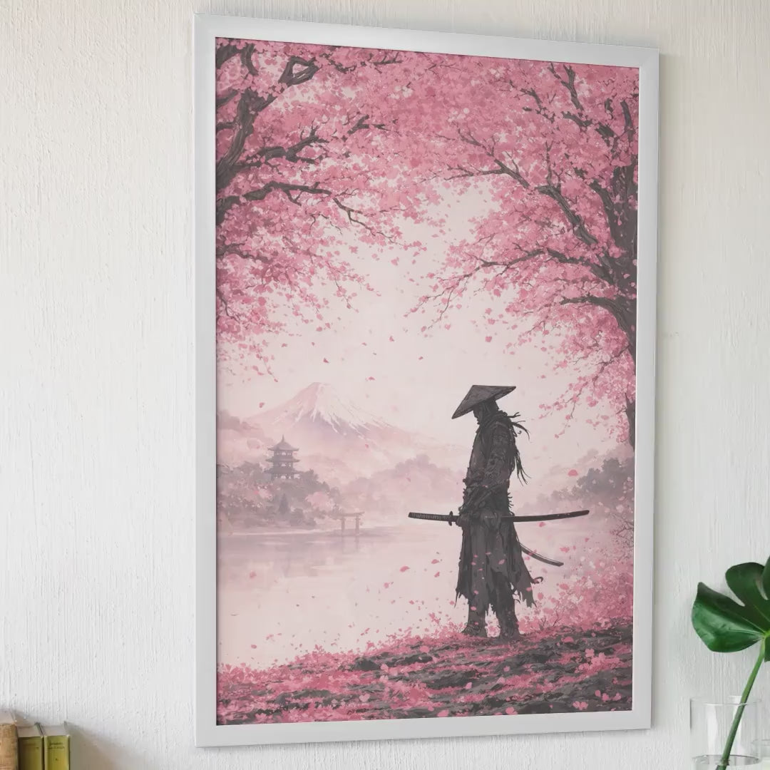 Japanese Samurai Mount Fuji