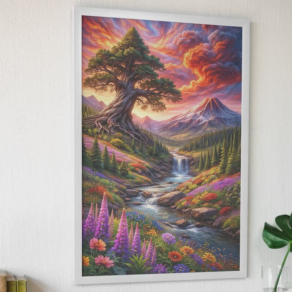 Colorful Mountain River