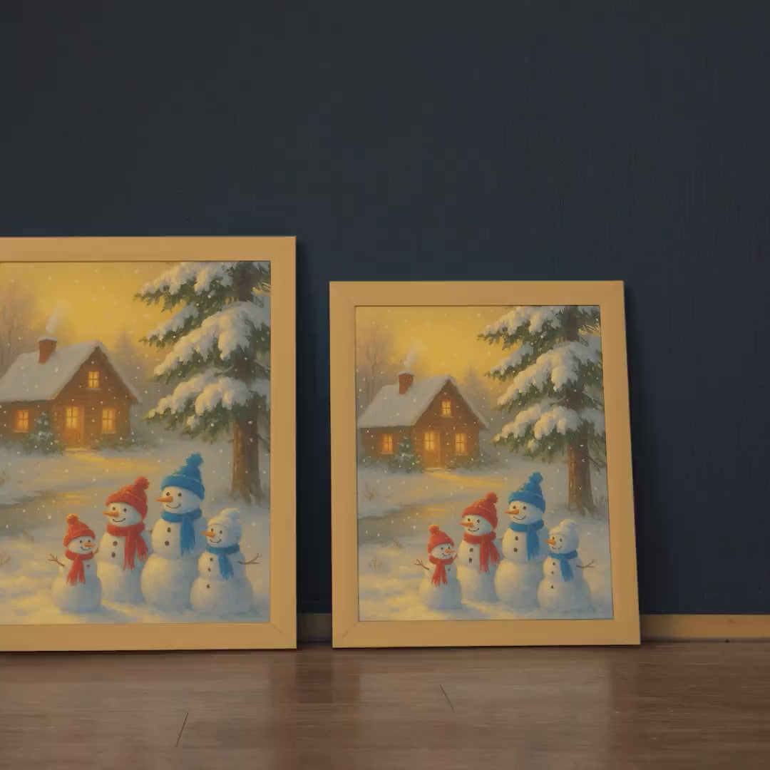 Family Snowmen