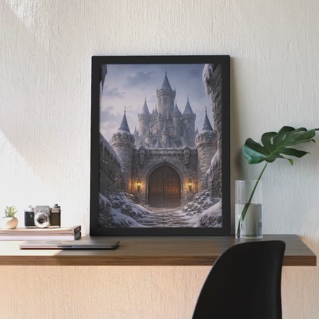 Snowy Gothic Castle