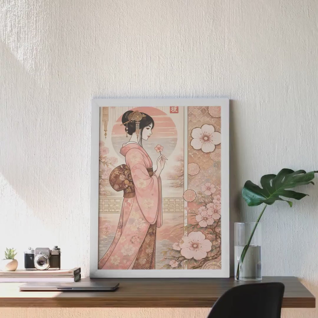 Pastel Sakura Woman