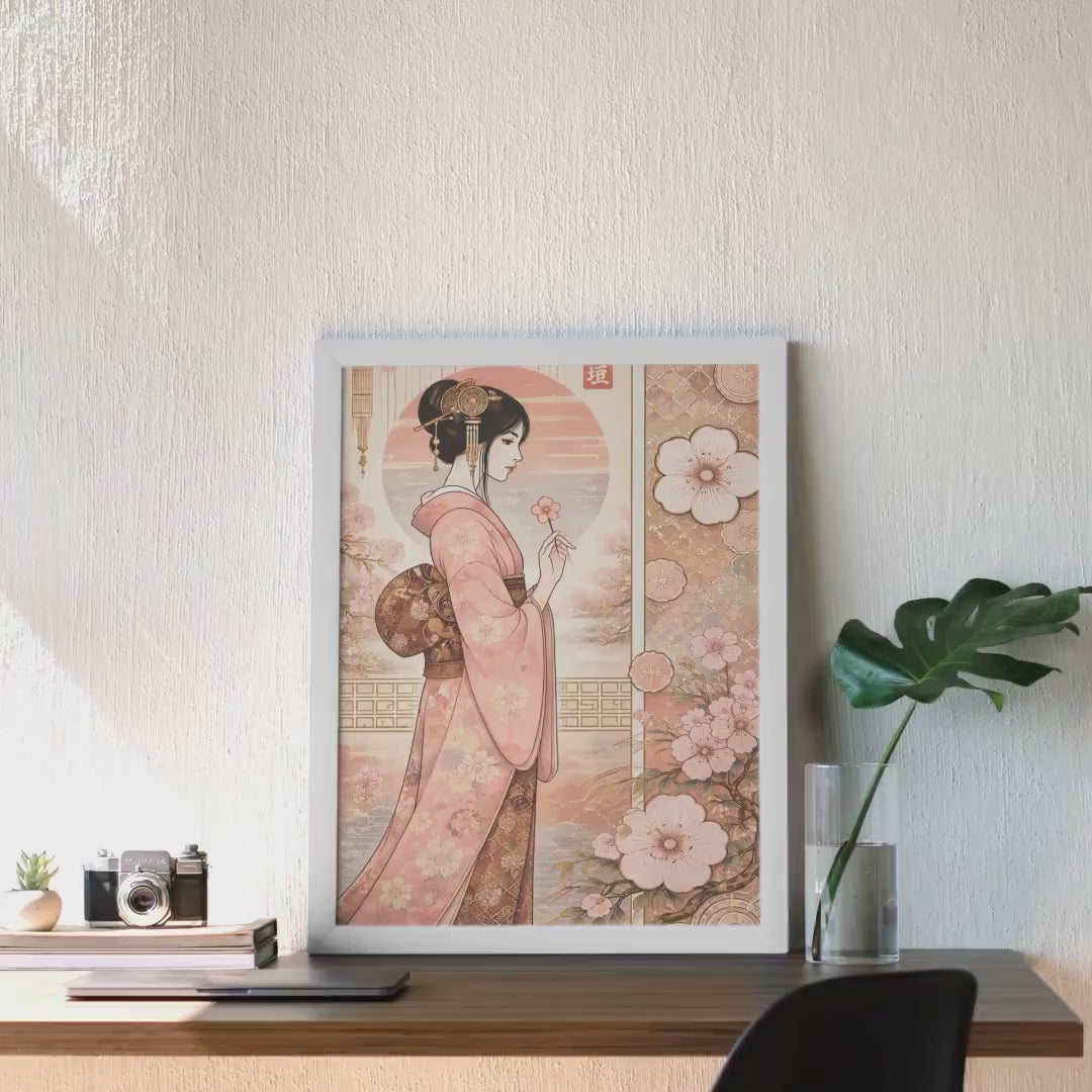 Pastel Sakura Woman