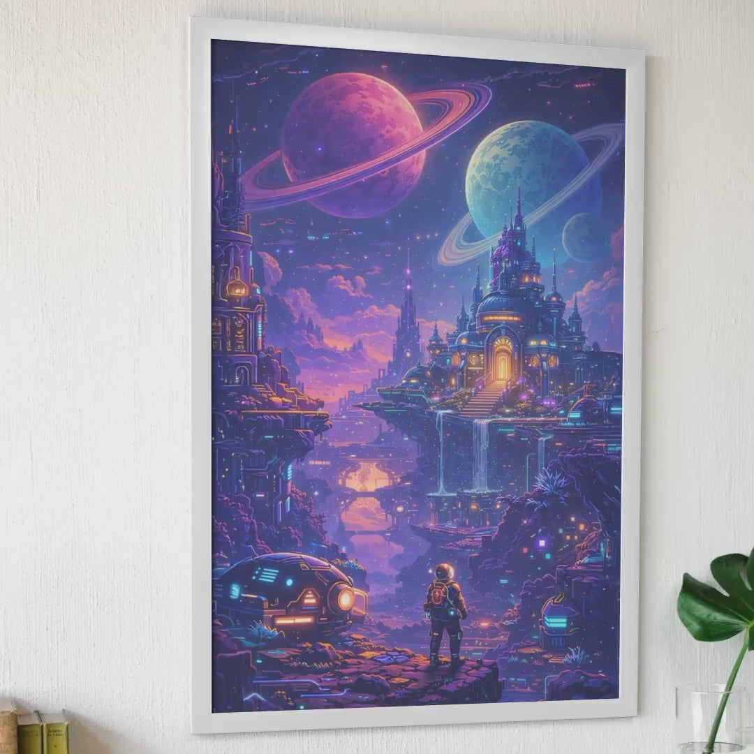 Neon Sci Fi City