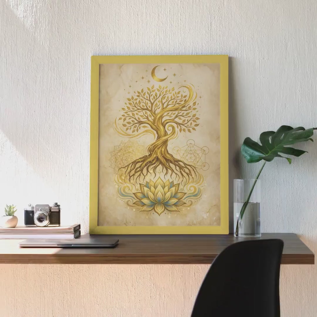 Golden Lotus Tree of Life